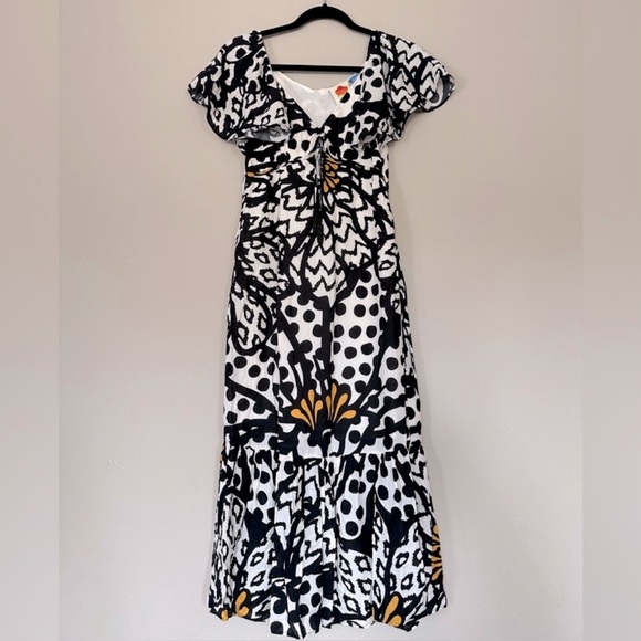 Farm Rio Flutter-Sleeved Maxi Dress - Picture 4 of 9